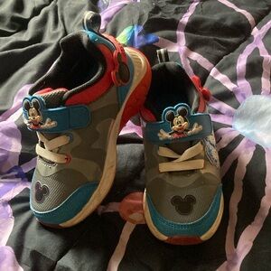 Disney Blue and Red Sneakers for Kids